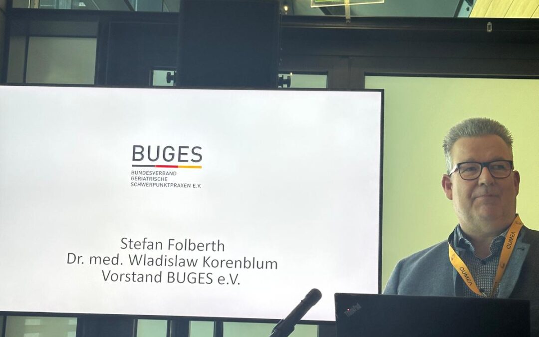 BUGES e.V. stellt politische Forderungen auf dem DDG Geriatrie-Kongress in Weimar vor